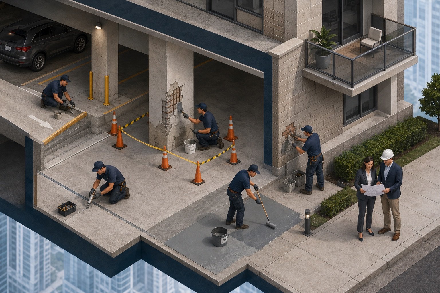 Building Restoration & Structural Repairs illustration